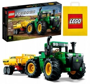 Zestaw Prezent Klocki LEGO Technic 42136 Traktor John Deere 4WD + Torba 