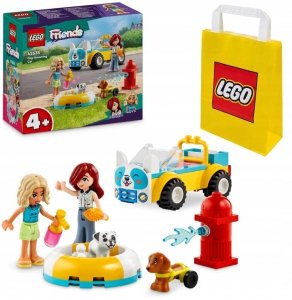 Zestaw Prezent LEGO Friends 42635 Mobilny Salon dla Psów Klocki 4+ Torba