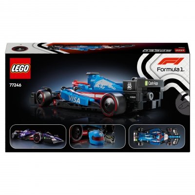 Zestaw Prezent LEGO Speed 77246 Bolid F1 Visa Cash App RB Klocki 10+ Torba