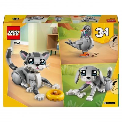 Zestaw Prezent LEGO Creator 31163 Psotny Kotek 3w1 Piesek Klocki 8+ Torba