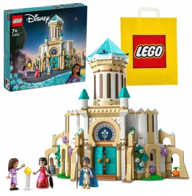 Zestaw Prezent LEGO Disney Wish 43224 Zamek Króla Magnifico Klocki 7+ Torba