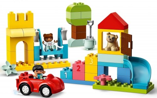 Zestaw Prezent LEGO Duplo Wielkie Pudełko Klocki Uniwersalne BOX + Torba