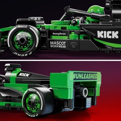 Zestaw Prezent LEGO Speed 77247 Bolid F1 KICK Sauber Team Klocki 10+ Torba