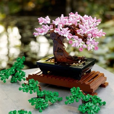 Zestaw Prezent Klocki LEGO ICONS 10281 Botanical Drzewko Bonsai + Torba