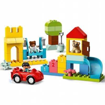 Zestaw Prezent LEGO Duplo Wielkie Pudełko Klocki Uniwersalne BOX + Torba