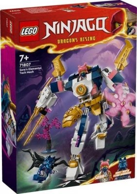 Zestaw Prezent LEGO Ninjago 71807 Mech Żywiołu Technologii Klocki 7+ Torba