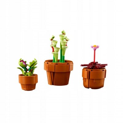 Zestaw Prezent Klocki LEGO ICONS 10329 Małe Roślinki Kwiaty + Torba