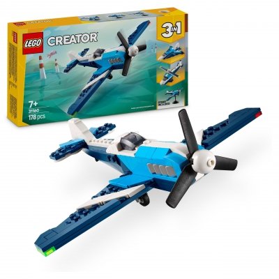 Zestaw Prezent LEGO Creator 31160 Samolot Wyścigowy 3w1 Klocki 7+ Torba