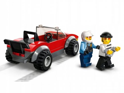 Zestaw Prezent LEGO CITY 60392 Motocykl Policyjny Pościg Klocki 5+ Torba