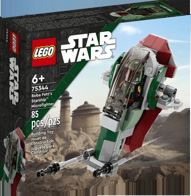 Zestaw Prezent Klocki LEGO Star Wars 75344 MikroMyśliwiec Bob Fett 6+ Torba