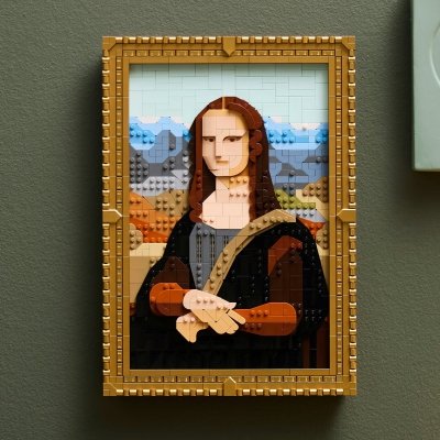 Zestaw Prezent Klocki LEGO Art 31213 Mona Lisa Obraz Dzieło Sztuki + Torba