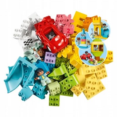 Zestaw Prezent LEGO Duplo 10914 Duże Pudełko z Klockami Deluxe BOX + Torba