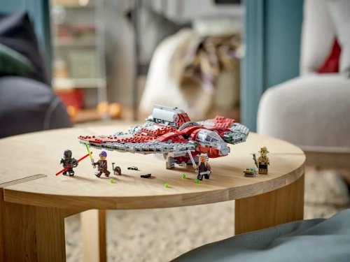 Zestaw Prezent Klocki LEGO Star Wars 75362 Prom Kosmiczny Jedi T-6 + Torba