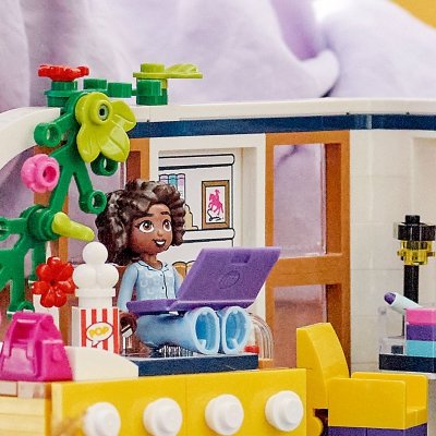 Zestaw Prezent LEGO Friends 41740 Pokój Aliyi Piżama Party Klocki 6+ Torba