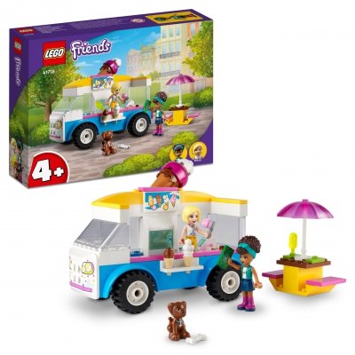 Zestaw Prezent LEGO Friends 41715 Furgonetka z Lodami Klocki 4+ Torba