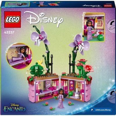 Zestaw Prezent LEGO Disney 43237 Doniczka Isabeli Kwiaty Klocki 9+ Torba