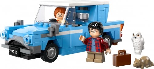 Zestaw Prezent LEGO Harry Potter 76424 Latający Ford Anglia Klocki 7+ Torba