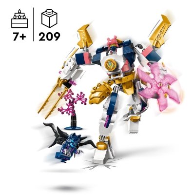 Zestaw Prezent LEGO Ninjago 71807 Mech Żywiołu Technologii Klocki 7+ Torba