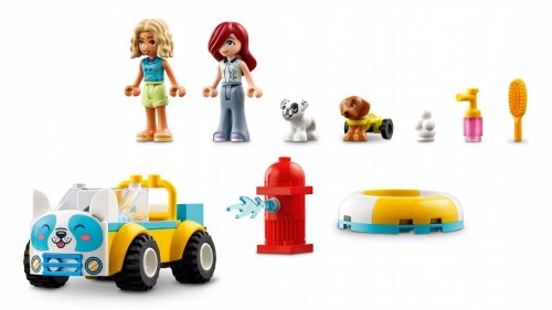 Zestaw Prezent LEGO Friends 42635 Mobilny Salon dla Psów Klocki 4+ Torba