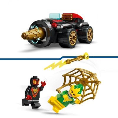 Zestaw Prezent LEGO Marvel 10792 SpiderMan Pojazd Wiertłowy Klocki 4+ Torba