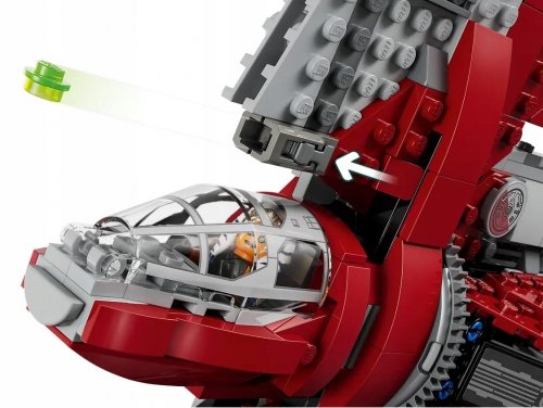 Zestaw Prezent Klocki LEGO Star Wars 75362 Prom Kosmiczny Jedi T-6 + Torba
