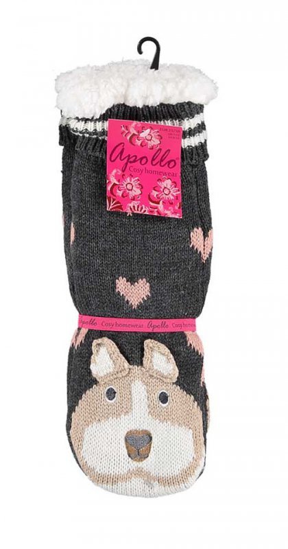 Skarpety RiSocks Apollo 33658 Home Socks With Fur 3D