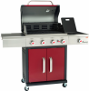 Landmann Triton 4.1 PTS czerwony (12961) Grill ogrodowy gazowy 15 kW 65 cm x 44 cm