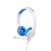 Słuchawki nauszne z mikrofonem BUDDYPHONE School+ (1.4m /3.5 mm wtyk/Biało-niebieski)
