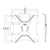 Uchwyt do TV LOGILINK BP0004 (nośność 25kg /23 - 42 cale)