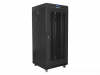 SZAFA INSTALACYJNA RACK STOJĄCA 19 27U 600X600 CZARNA DRZWI PERFOROWANE LCD LANBERG (FLAT PACK) V2