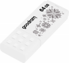 Pendrive GOODRAM UME2 Winter (64 GB /USB 2.0 /Biały z wzorem )