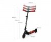 Qplay Hulajnoga Honeycomb Red