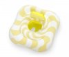 Bestway 32298 Siedzisko do nauki pływania Kwadrat Swim Safer Comfort Plush Zółte fale 76cm x 76cm