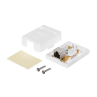 Netrack gniazdo kompletne natynkowe 1 x RJ45 8p8c FTP kat. 6 LSA 