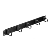 Netrack organizator kabli 19”/1U - czarny 