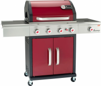 Landmann Triton 4.1 PTS czerwony (12961) Grill ogrodowy gazowy 15 kW 65 cm x 44 cm 