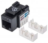 Moduł Keystone Cat6 UTP RJ45 zaciskany czarny 
