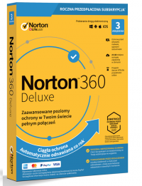 NORTONLIFELOCK 360 deluxe 25GB PL 1 user 3 device 12mo generic ret1 mm 