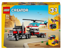 LEGO 31146 Creator 3w1 - Ciężarówka z platformą i helikopterem 