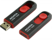 Pendrive A-DATA C008 (16 GB /USB 2.0 /Czarno-czerwony ) 