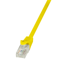 LOGILINK UTP Cat.5e 0.25 m Żółty 0.25 Patchcord 