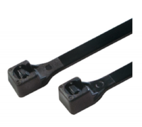 Opaski zaciskowe 10cm, 100szt. czarne 
