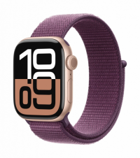 Watch Series 10 GPS + Cellular 42 mm APPLE watchOS 11 Śliwkowy 