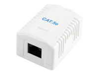 Gniazdo sieciowe CAT5E UTP single port 