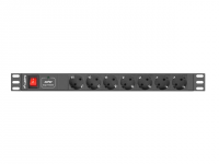 Listwa zasilająca LANBERG PDU-07F-0200-BK 