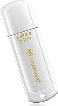 Pendrive TRANSCEND JetFlash 730 64GB (64 GB /USB 3.0 /Biały ) 