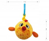 Zawieszka pluszowa Rybka - Baby fish - 2882 YELLOW 