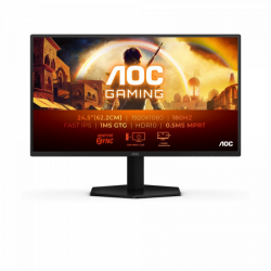 Monitor AOC 25G42E (24.5 /Fast IPS /180Hz /1920 x 1080 /Czarny)