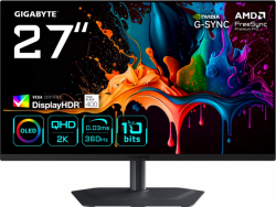 Monitor GIGABYTE MO27Q3 (27 /QD OLED /360Hz /2560 x 1440 /Czarny)