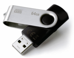 Pendrive GOODRAM Twister 64 GB USB 2.0 Czarny (64 GB /USB 2.0 /Czarny )